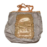 Miu Miu Foldable Nylon Tote with  Ruched Leather  Pouch