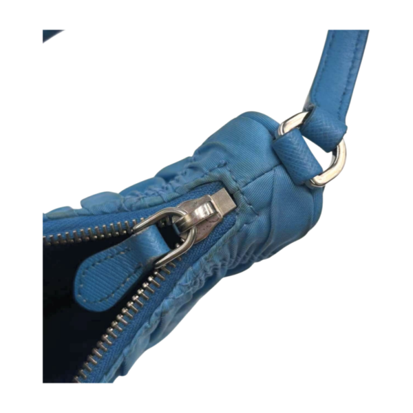 Prada Ruched Nylon Hobo Bag