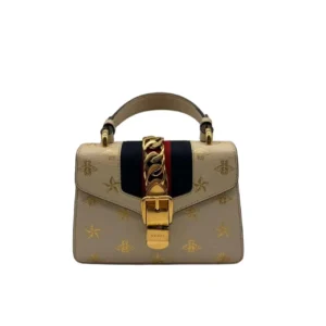 Gucci Sylvie Bee and Star Mini Top Handle Bag
