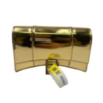 Balenciaga Hourglass Metallic Wallet on Chain