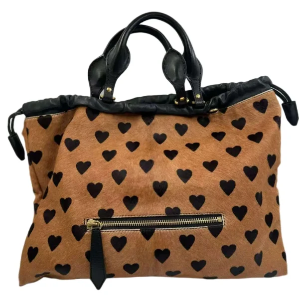 Burberry "Big Crush" Heart Print Tote