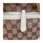 Gucci GG Canvas Bella Shoulder Bag with Bamboo Tassel