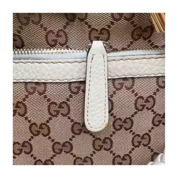 Gucci GG Canvas Bella Shoulder Bag with Bamboo Tassel