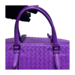 Bottega Veneta  Intrecciato Top Handle Flap Bag