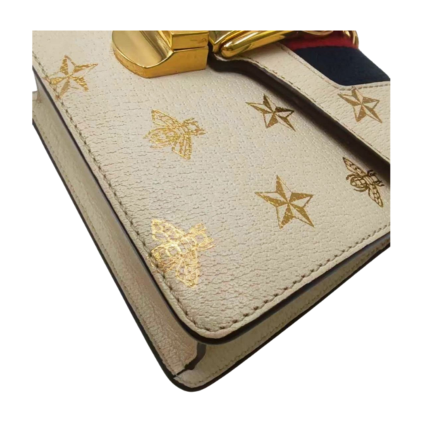 Gucci Sylvie Bee and Star Mini Top Handle Bag