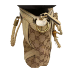 Gucci GG Canvas Bella Shoulder Bag with Bamboo Tassel