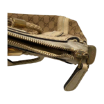 Gucci GG Canvas Bella Shoulder Bag with Bamboo Tassel