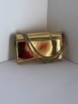 Balenciaga Hourglass Metallic Wallet on Chain