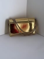Balenciaga Hourglass Metallic Wallet on Chain
