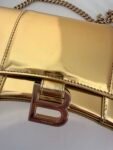 Balenciaga Hourglass Metallic Wallet on Chain