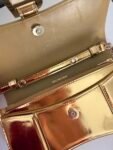 Balenciaga Hourglass Metallic Wallet on Chain