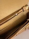 Balenciaga Hourglass Metallic Wallet on Chain