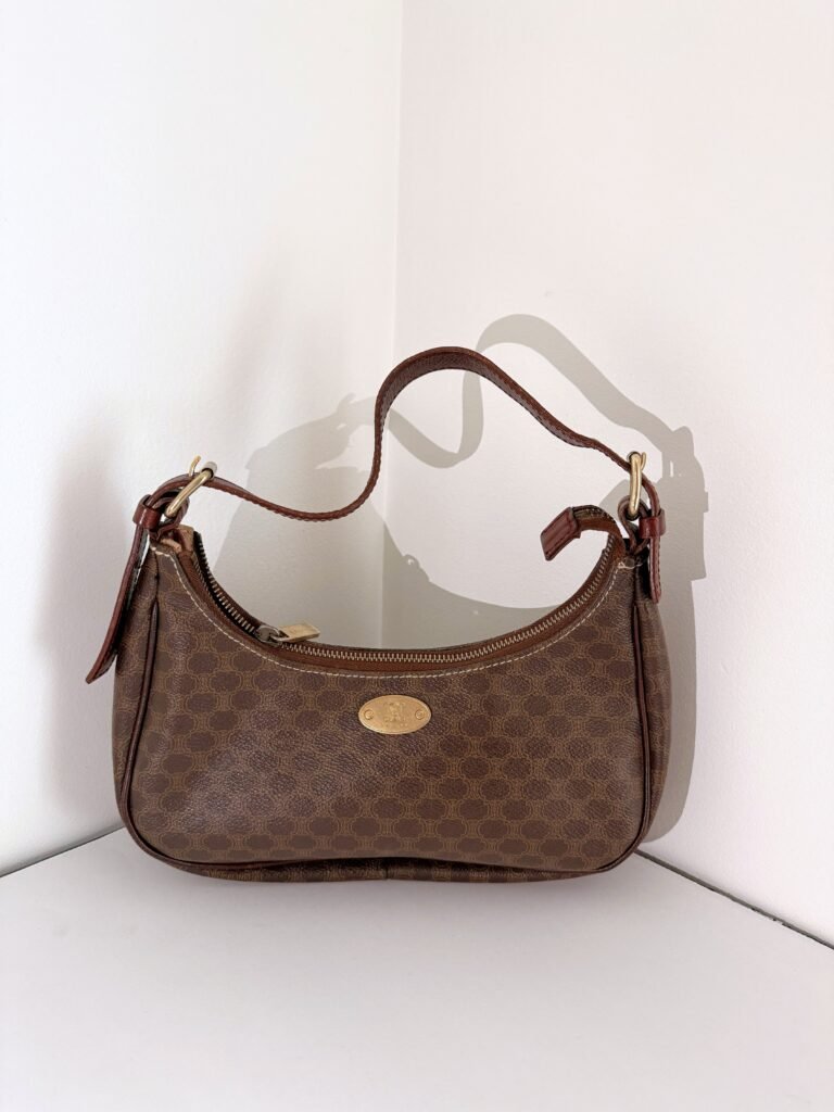 Celine Macadam Vintage Hobo Bag