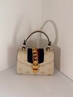 Gucci Sylvie Bee and Star Mini Top Handle Bag