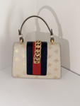 Gucci Sylvie Bee and Star Mini Top Handle Bag