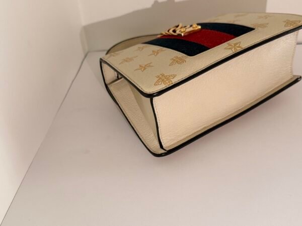 Gucci Sylvie Bee and Star Mini Top Handle Bag