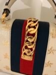 Gucci Sylvie Bee and Star Mini Top Handle Bag