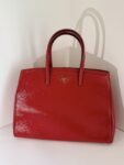 Prada Red Saffiano Lux Medium Tote