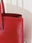 Prada Red Saffiano Lux Medium Tote