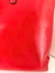 Prada Red Saffiano Lux Medium Tote
