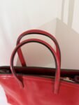Prada Red Saffiano Lux Medium Tote