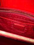Prada Red Saffiano Lux Medium Tote