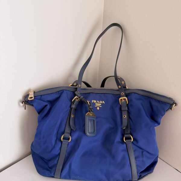 Prada Tessuto Saffiano Two-Way Tote