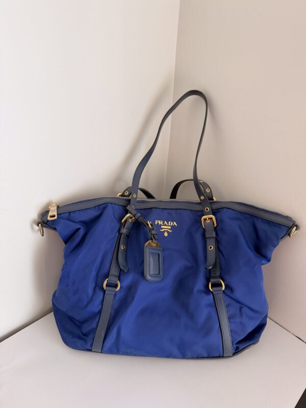 Prada Tessuto Saffiano Two-Way Tote