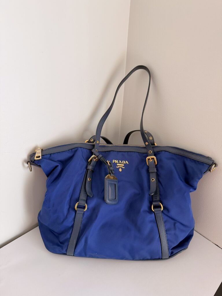 Prada Tessuto Saffiano Two-Way Tote