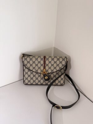 Gucci Vintage GG Supreme Envelope Crossbody Bag