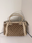 Gucci GG Canvas Bella Shoulder Bag with Bamboo Tassel