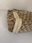 Gucci GG Canvas Bella Shoulder Bag with Bamboo Tassel