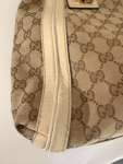 Gucci GG Canvas Bella Shoulder Bag with Bamboo Tassel
