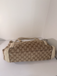 Gucci GG Canvas Bella Shoulder Bag with Bamboo Tassel