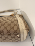 Gucci GG Canvas Bella Shoulder Bag with Bamboo Tassel