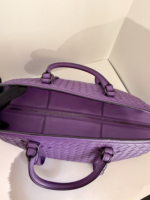Bottega Veneta  Intrecciato Top Handle Flap Bag