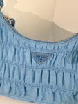 Prada Ruched Nylon Hobo Bag