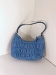 Prada Ruched Nylon Hobo Bag