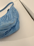 Prada Ruched Nylon Hobo Bag
