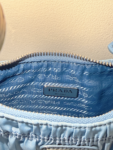 Prada Ruched Nylon Hobo Bag