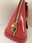 Louis Vuitton Red Alma Monogram Vernis