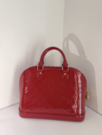 Louis Vuitton Red Alma Monogram Vernis