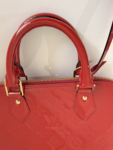 Louis Vuitton Red Alma Monogram Vernis