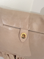 Miu Miu Foldable Nylon Tote with  Ruched Leather  Pouch