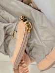 Miu Miu Foldable Nylon Tote with  Ruched Leather  Pouch