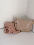 Miu Miu Foldable Nylon Tote with  Ruched Leather  Pouch
