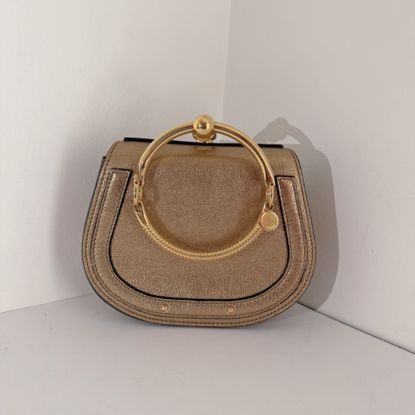 Chloé Small Gold Nile Bracelet Bag