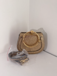 ChloƩ Small Gold Nile Bracelet Bag
