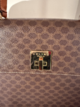 Celine Macadam Vintage Top Handle Flap Bag