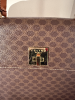 Celine Macadam Vintage Top Handle Flap Bag
